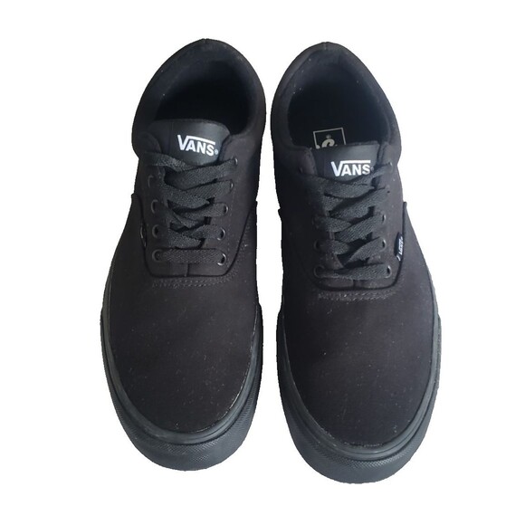 Vans Doheny All Black Mono Canvas Skate Shoes Men’s Sz 13 Low Top Sneaker 508731 main image 7
